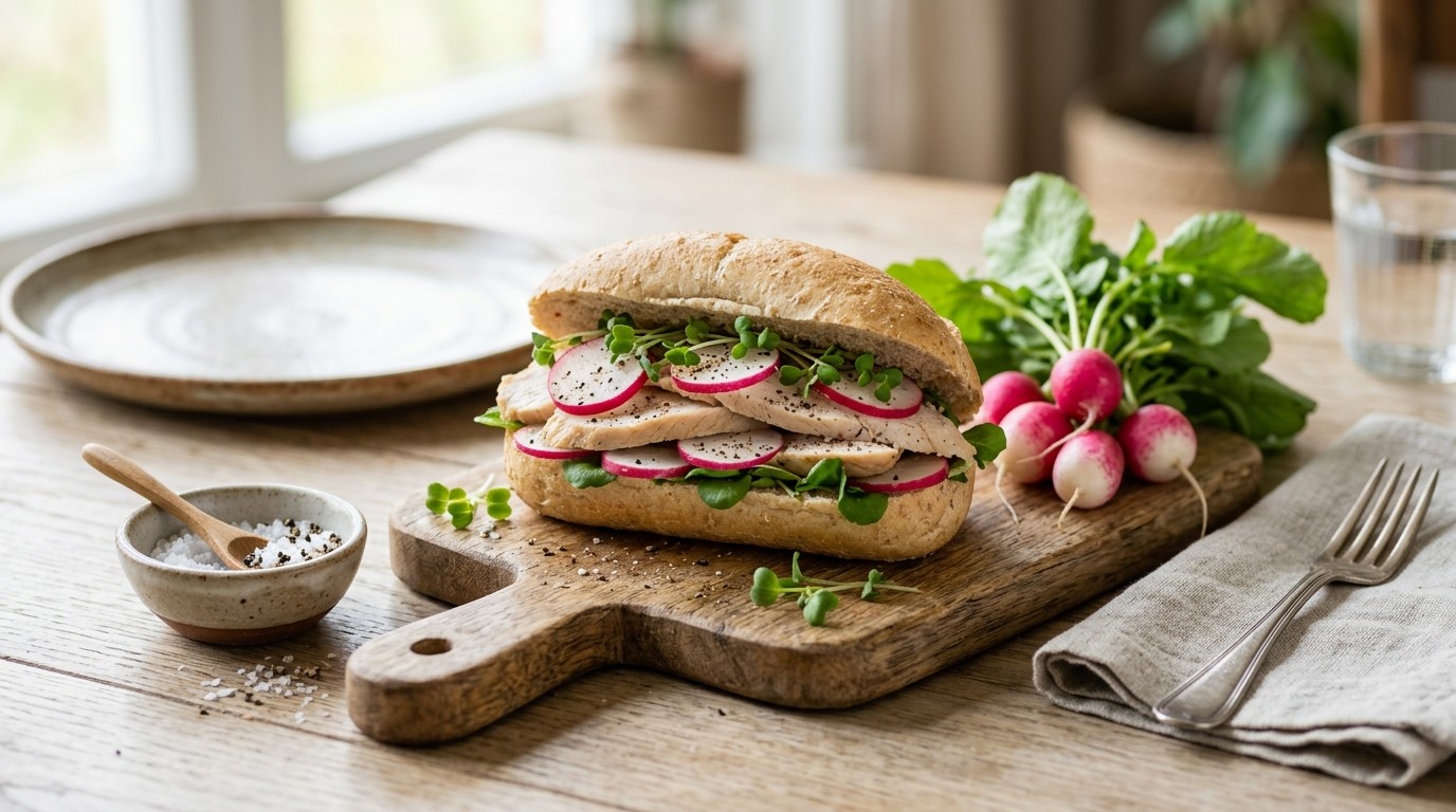 Broodje Kipfilet-radijs