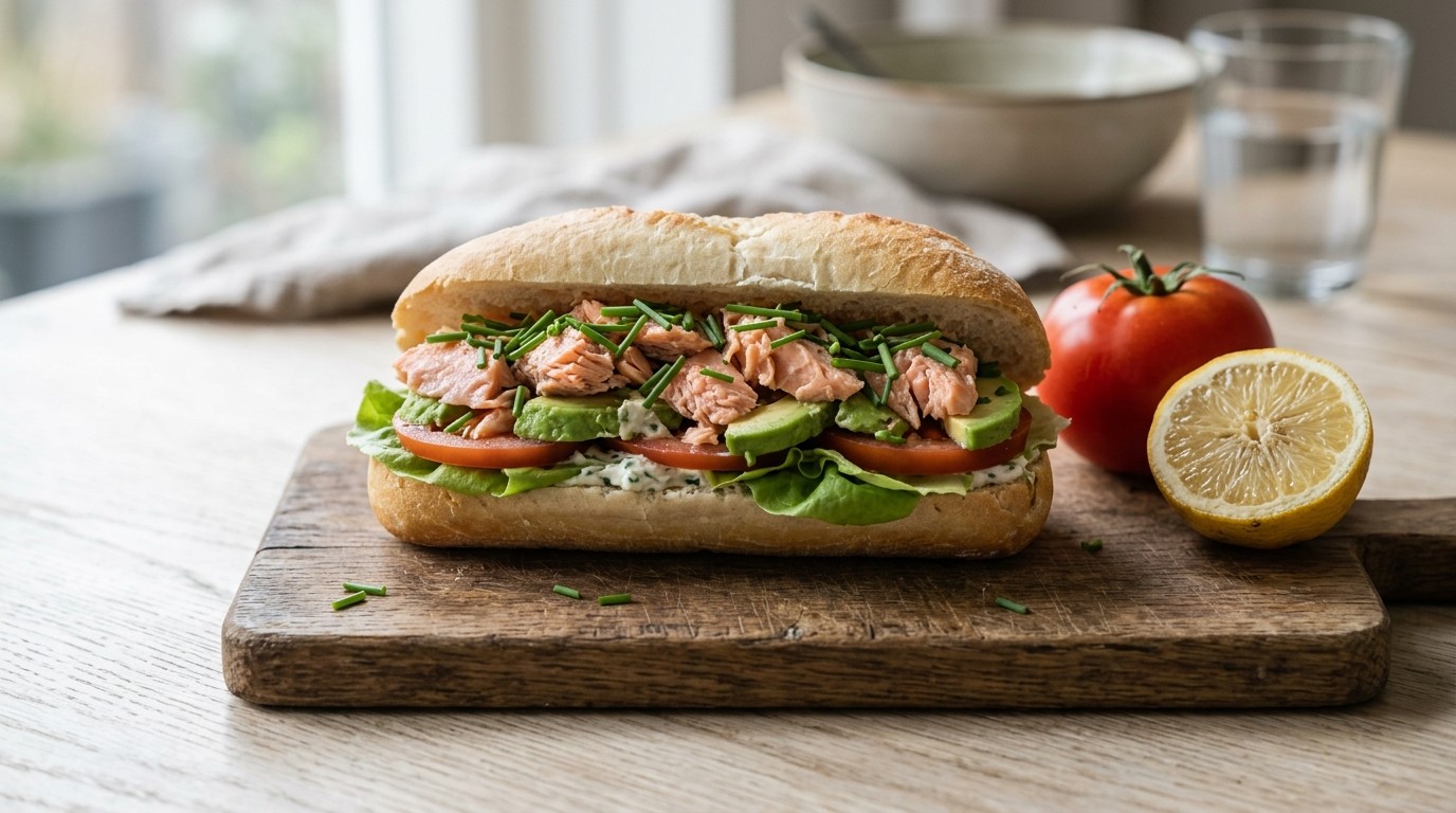 Broodje Zalm met Avocado