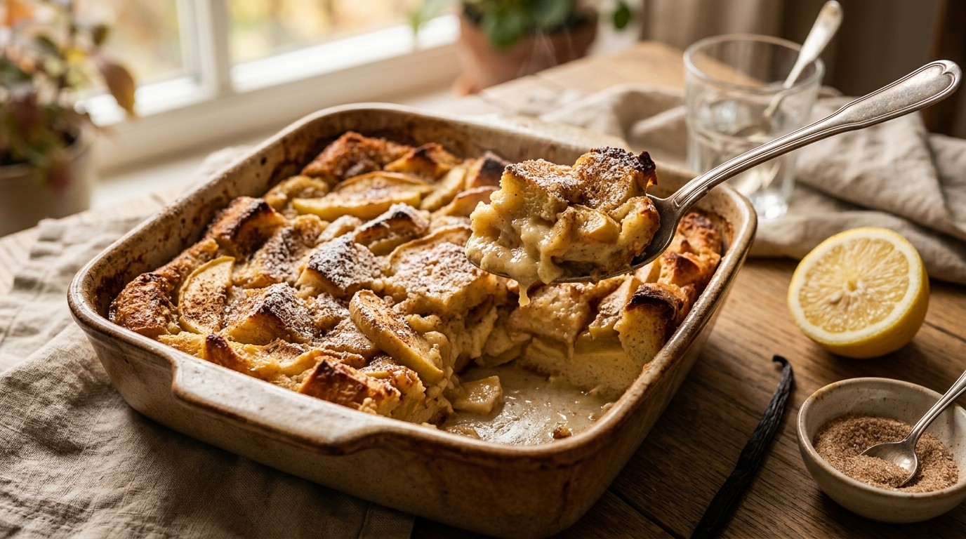 Broodpudding met Appels recept Broodpudding met Appels recept