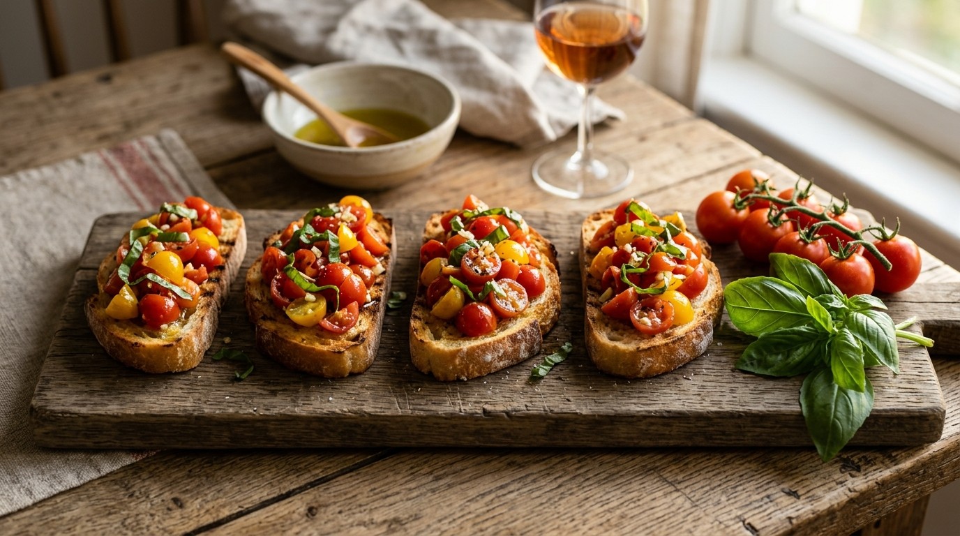 Bruchetta Pomodori recept Bruchetta Pomodori recept
