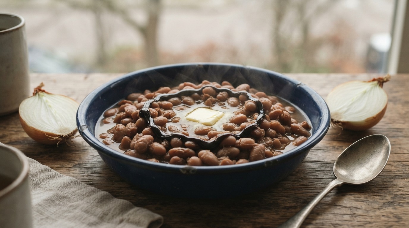 Bruine Bonen met Stroop