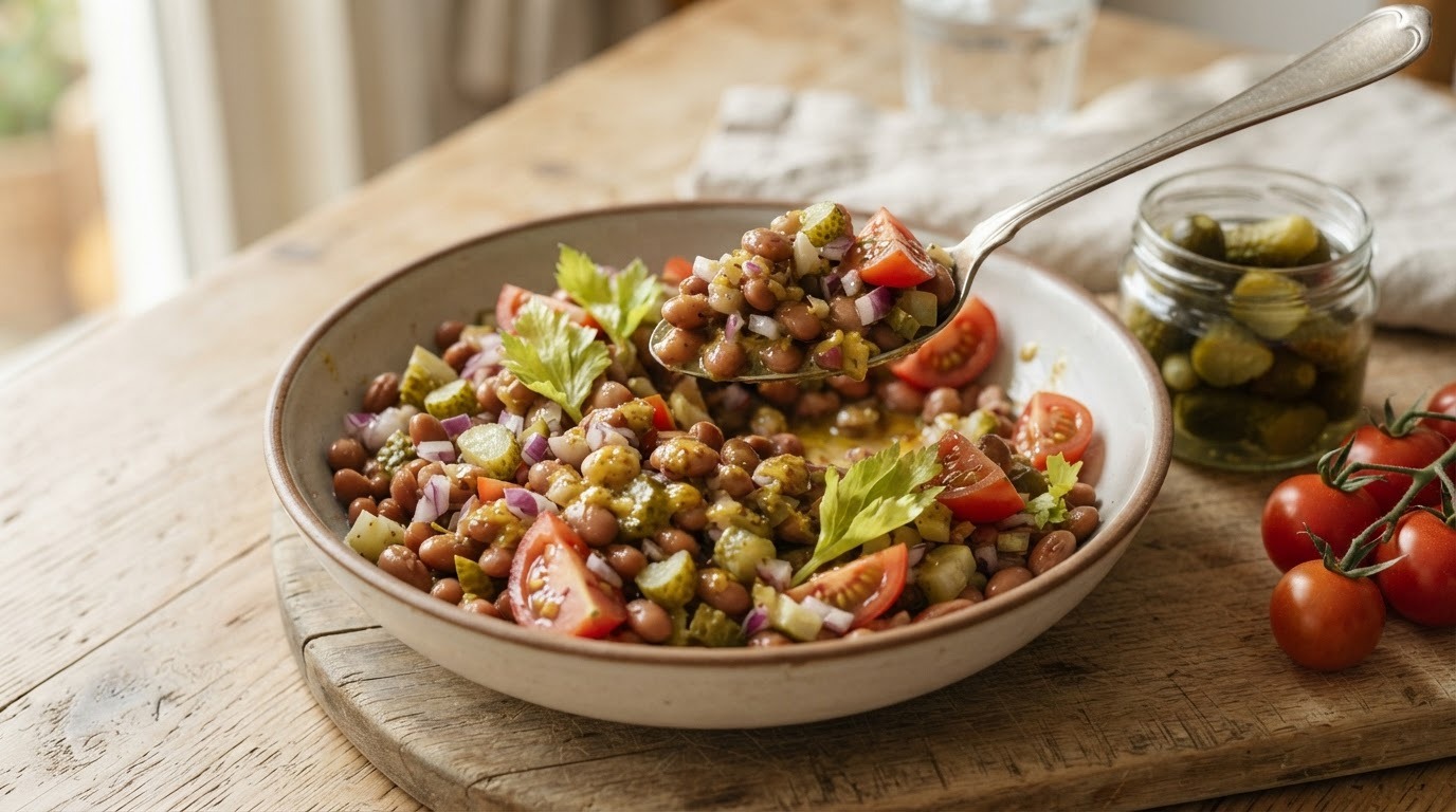 Bruine Bonensalade