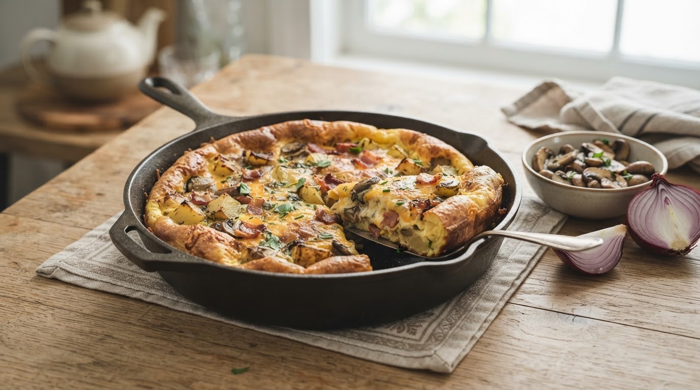 Brunchomelet uit de Oven