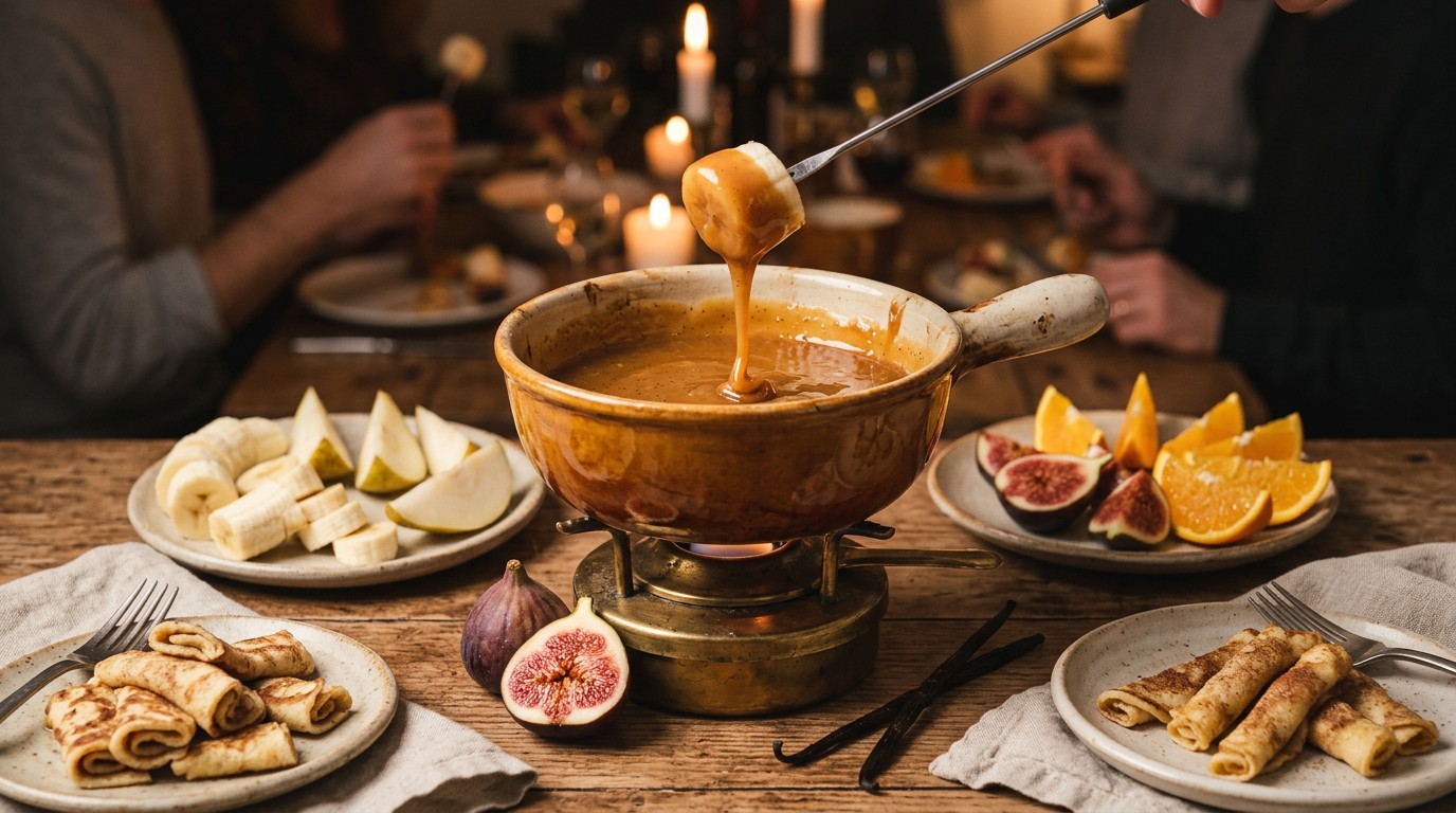 Butterscotchfondue met Vanille recept Butterscotchfondue met Vanille recept