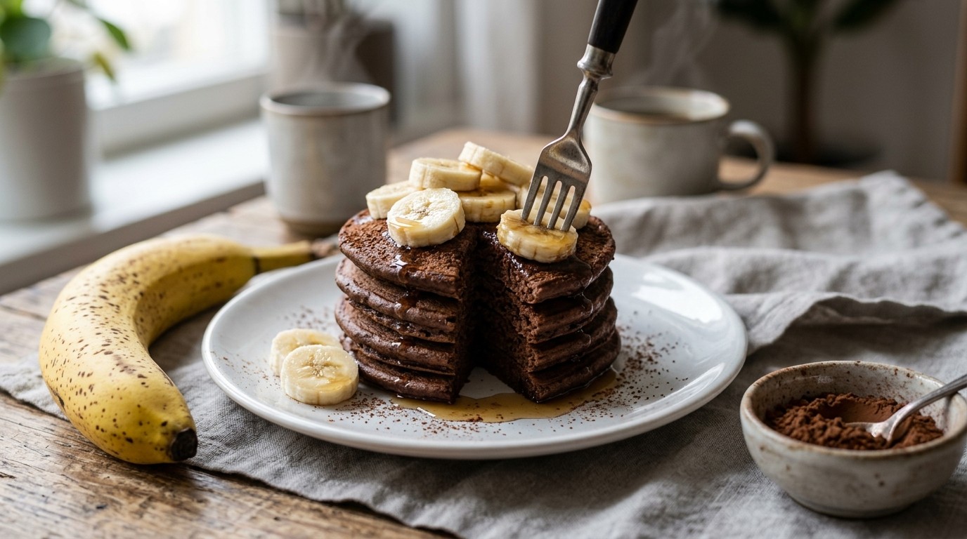 Cacao-ontbijtpannenkoekjes
