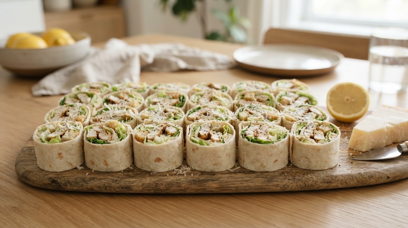 Caesarsalade-wraps Voor Buffet