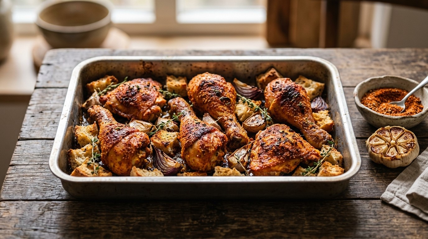 Cajun Kipstukken uit de Oven