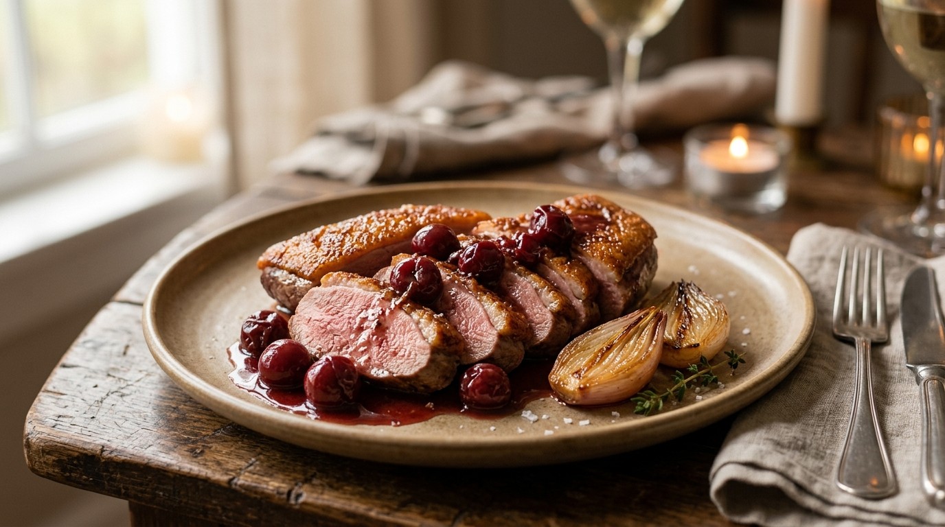 Canard aux Cerises (eend met Kersen)