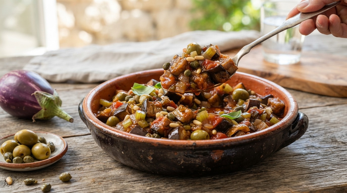 Caponata uit Sicilië recept Caponata uit Sicilië recept