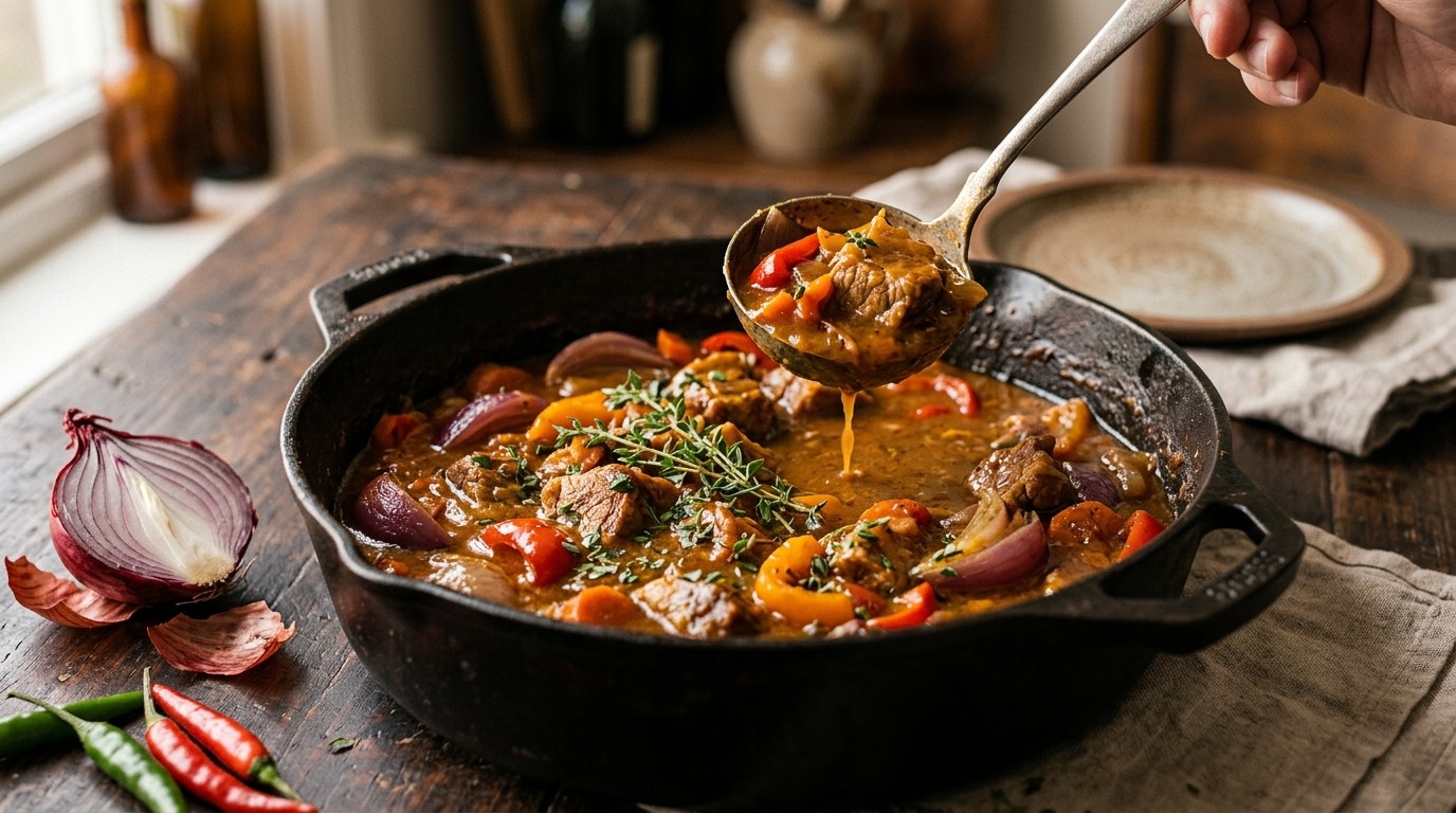 Caribische Varkens Stoofpotje