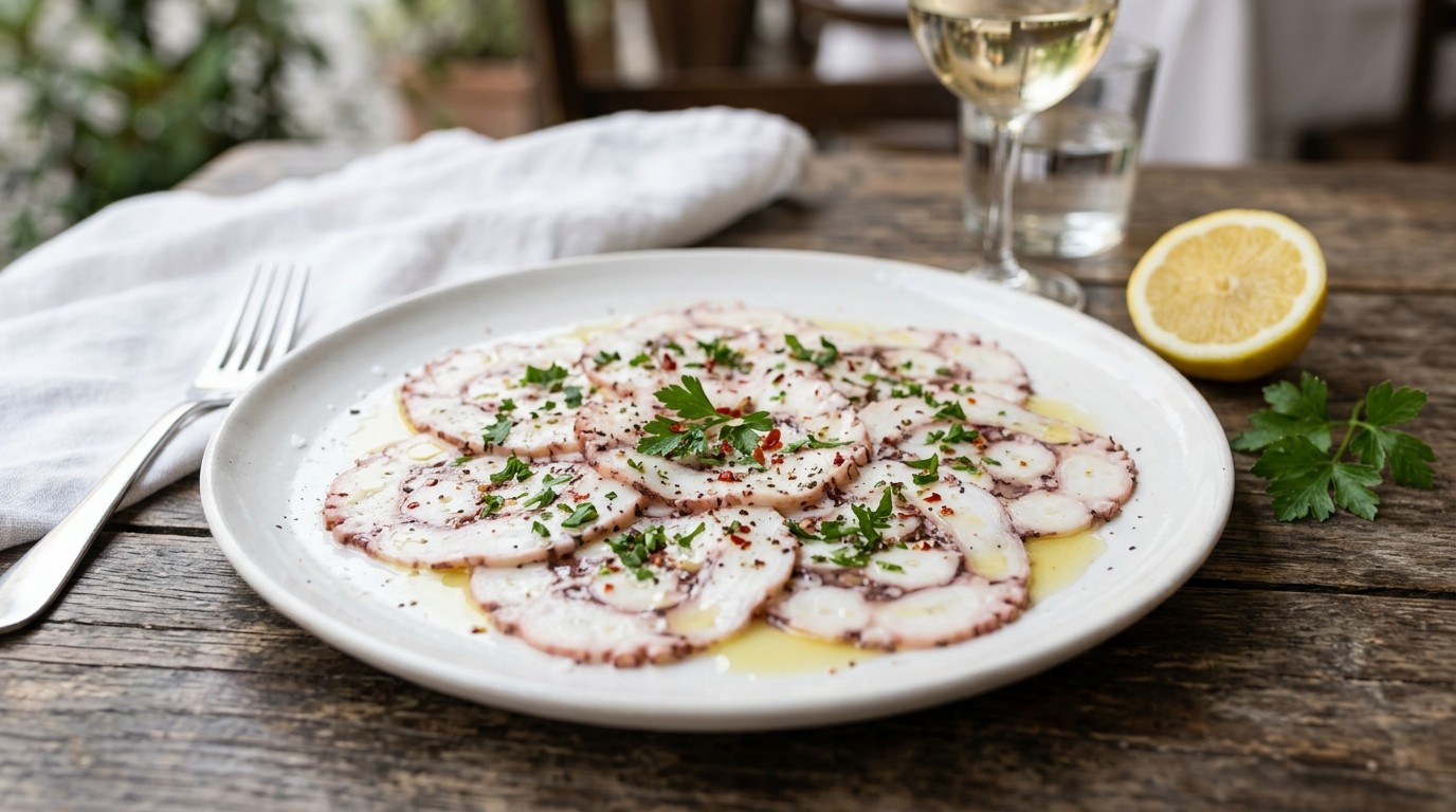Carpaccio di Pulpo
