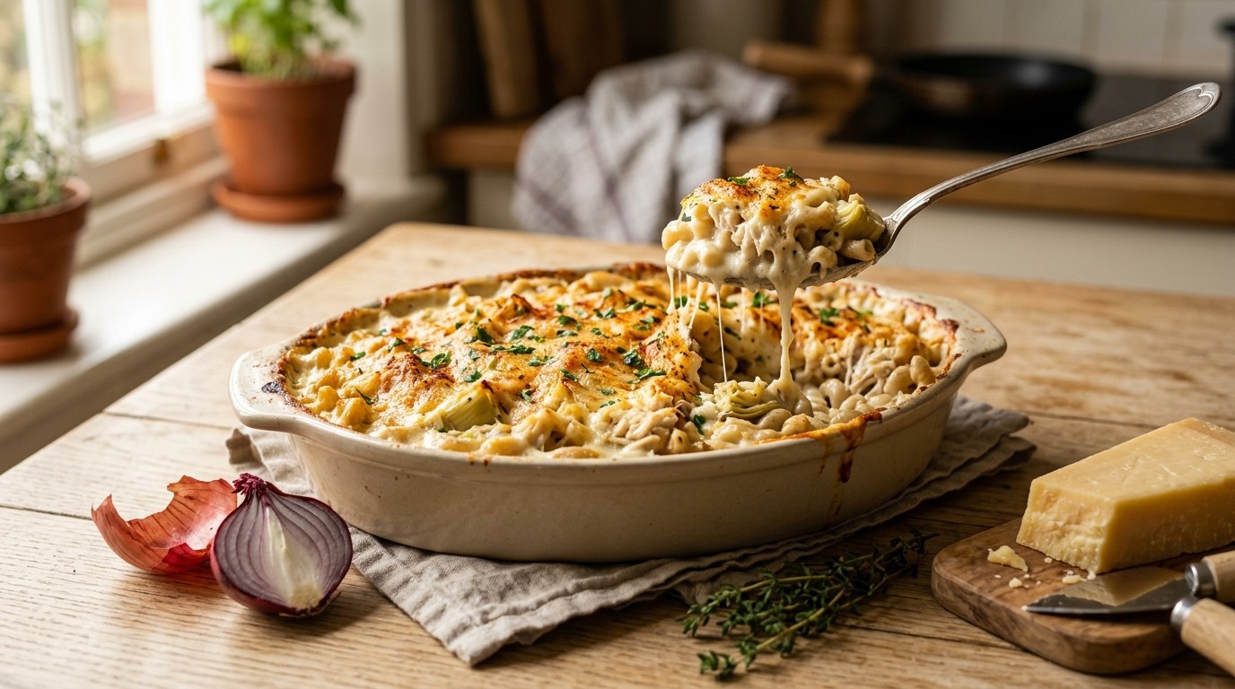 Casserole met Krab en Artisjokken