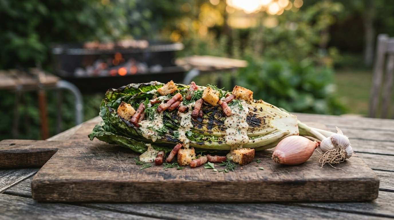 Ceasarsalade Voor de bbq