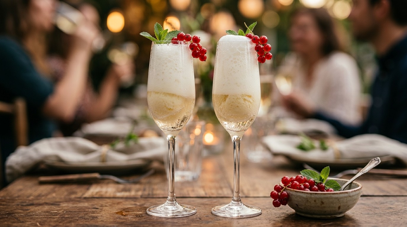 Champagnespoom recept Champagnespoom recept