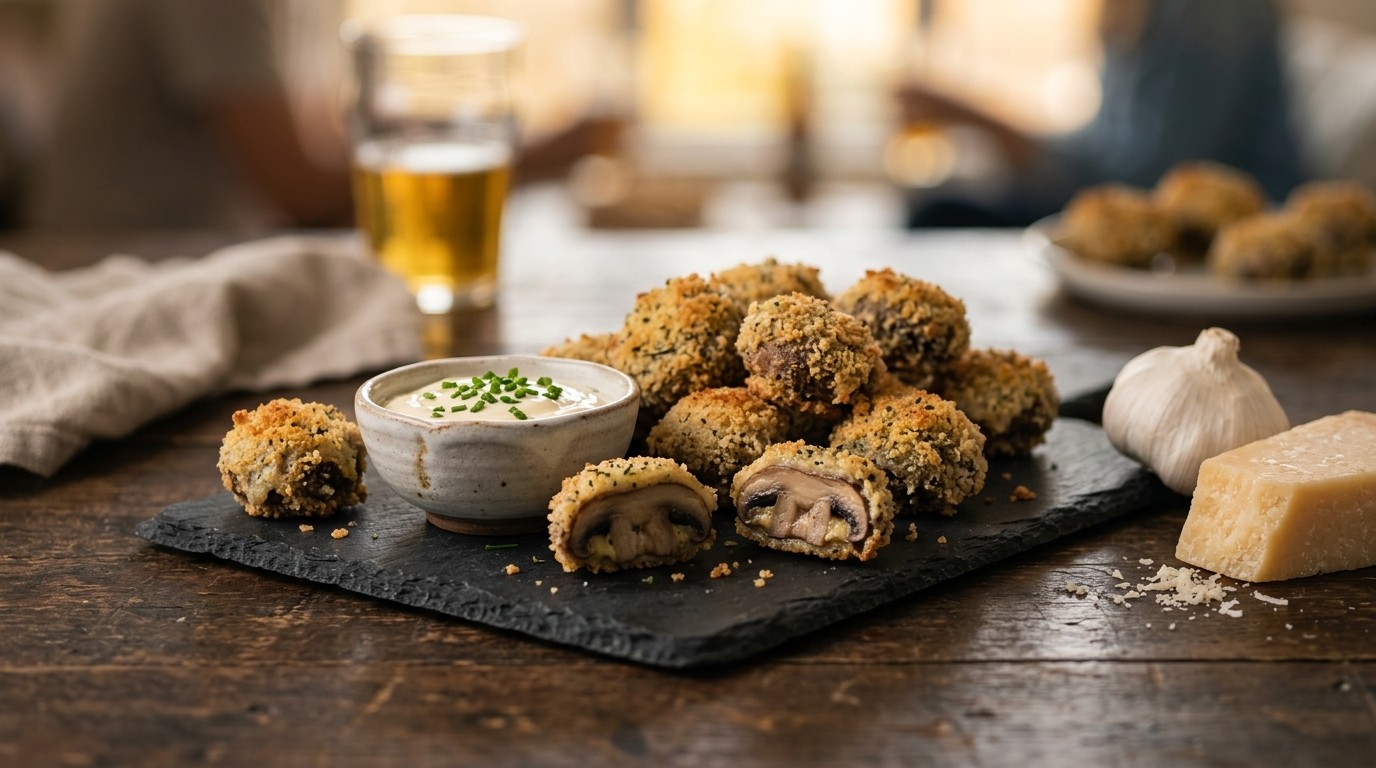 Champignonhapjes met Aioli