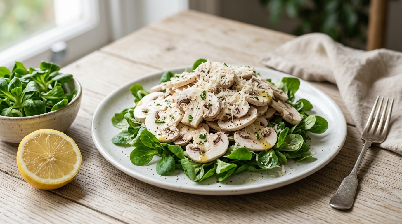 Champignons met Belegen Kaas