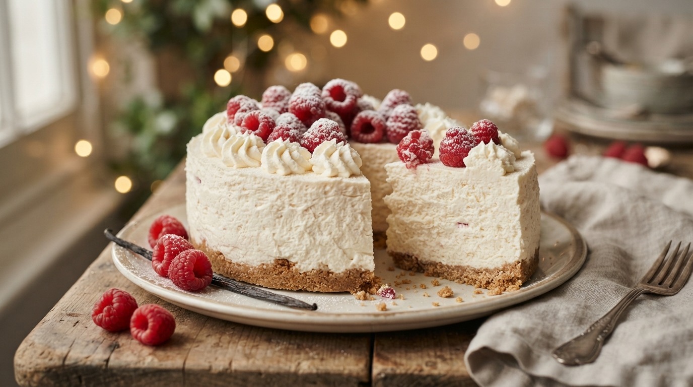 Cheesecake met Frambozen