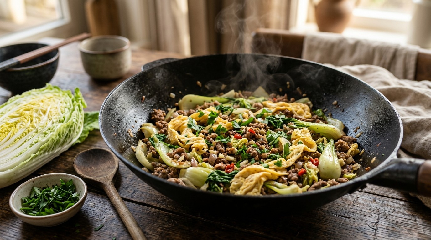 Chinese Kool met Gehakt recept Chinese Kool met Gehakt recept