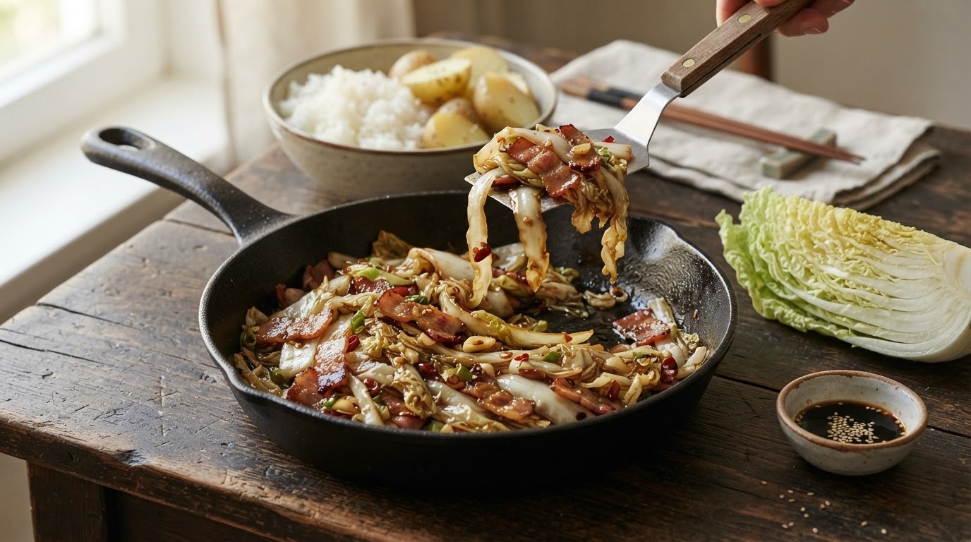 Chinese Kool Voor bij de Rijst of Aardappels recept Chinese Kool Voor bij de Rijst of Aardappels recept