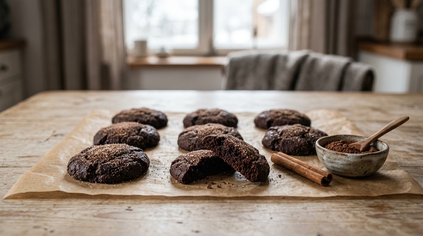 Chocolade-kaneelkoekjes