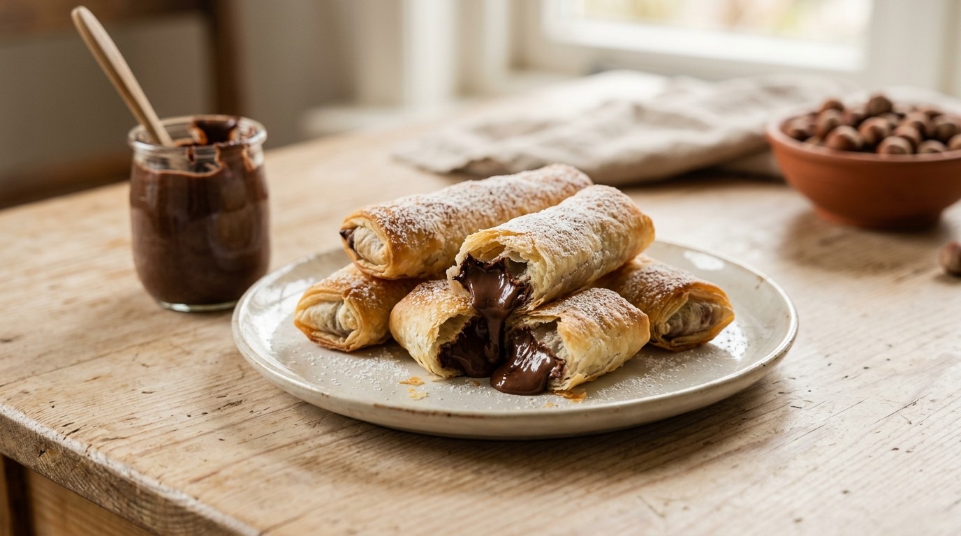 Chocolade Loempia's