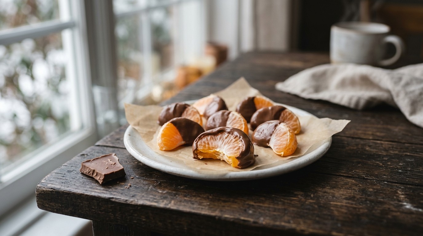 Chocolade-mandarijnen