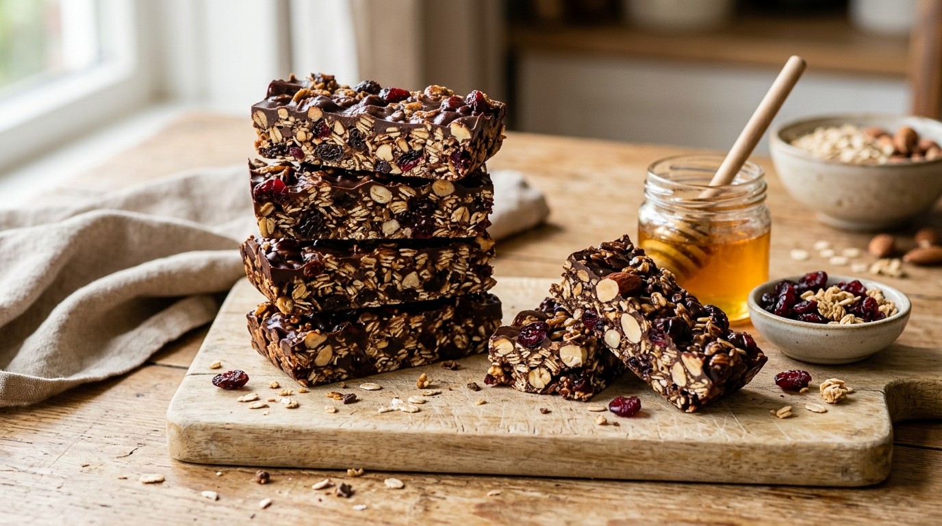 Chocolade Muesli Reep
