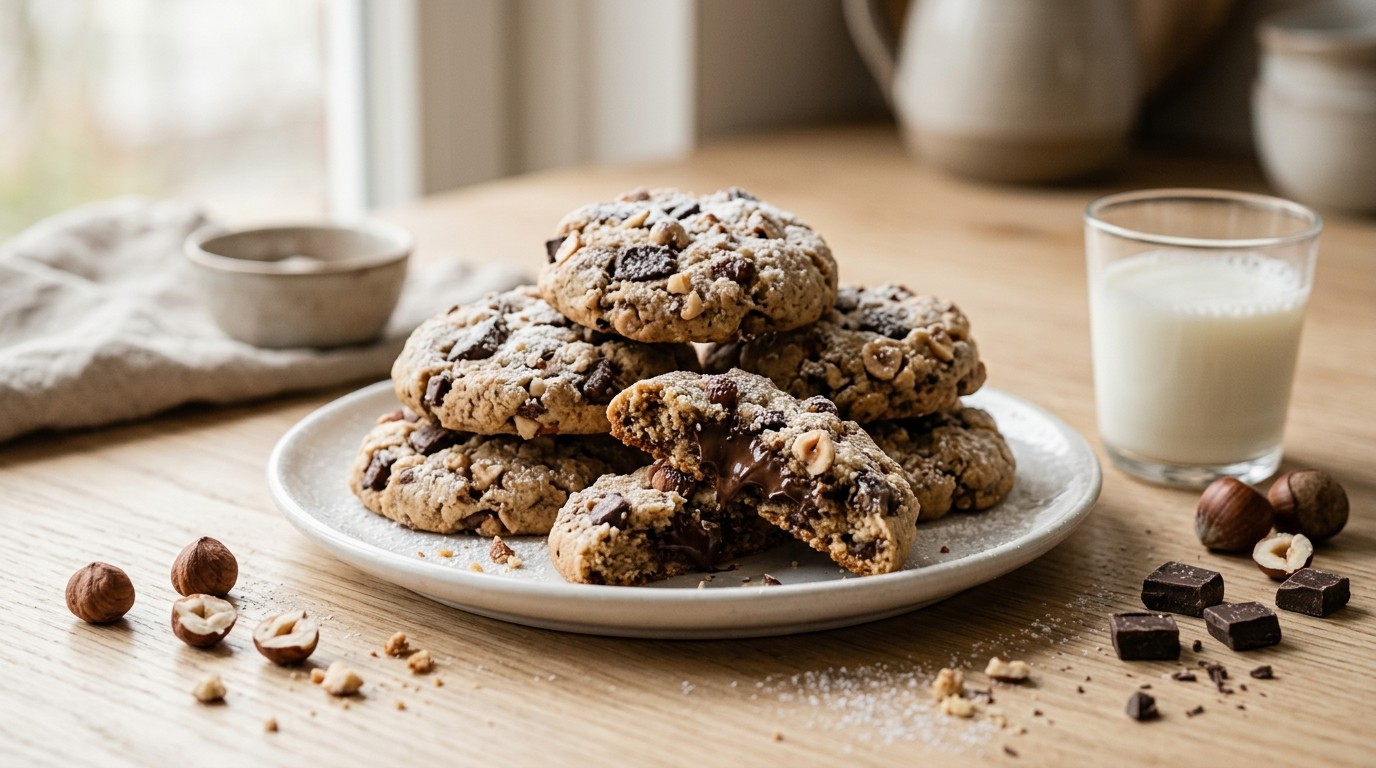 Chocolade-notenkoekjes