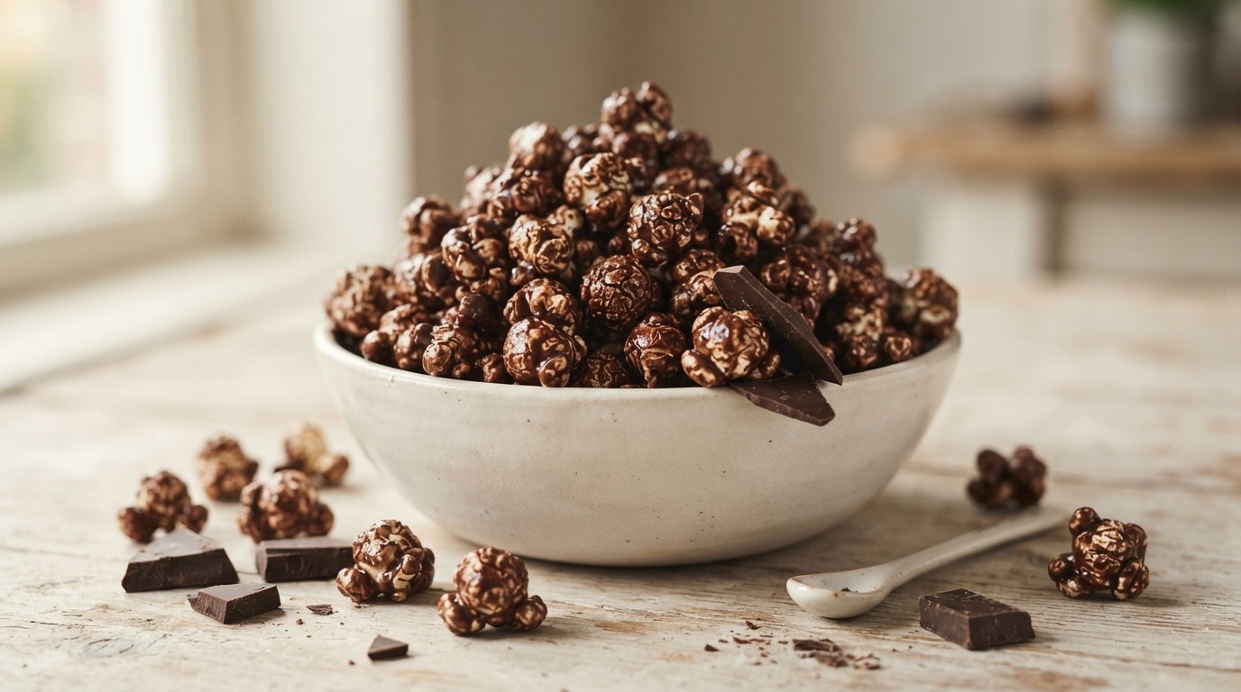Chocolade Popcorn recept Chocolade Popcorn recept