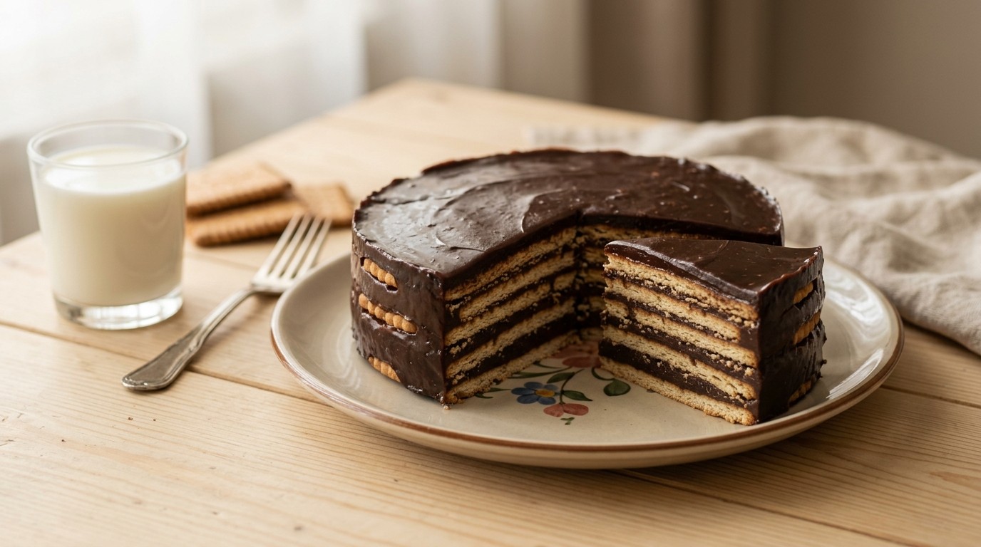 Chocolade Puddingtaart