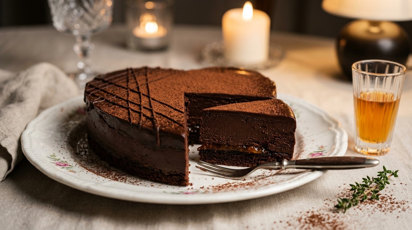 Chocolade-truffelhart
