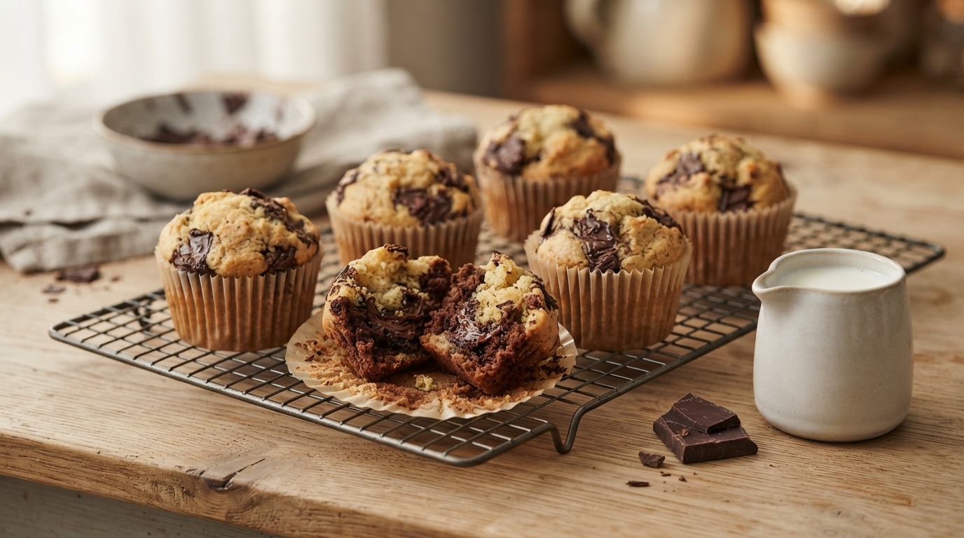 Chocolade Vlokken Muffins