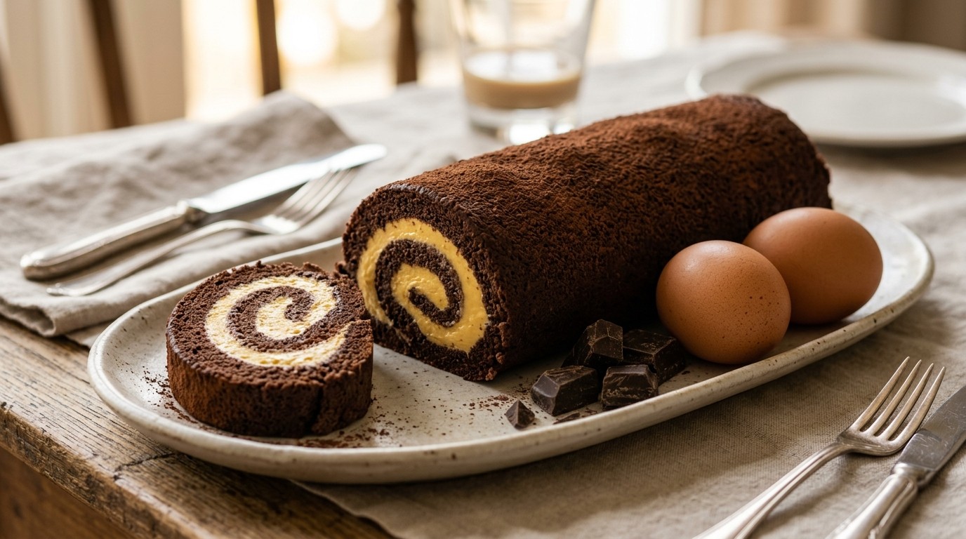 Chocoladecake met Advocaatcreme
