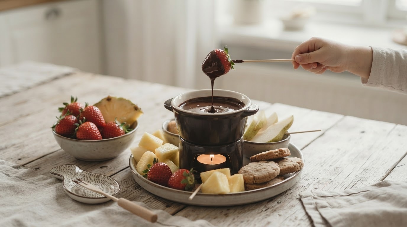 Chocoladefondue 2 recept Chocoladefondue 2 recept