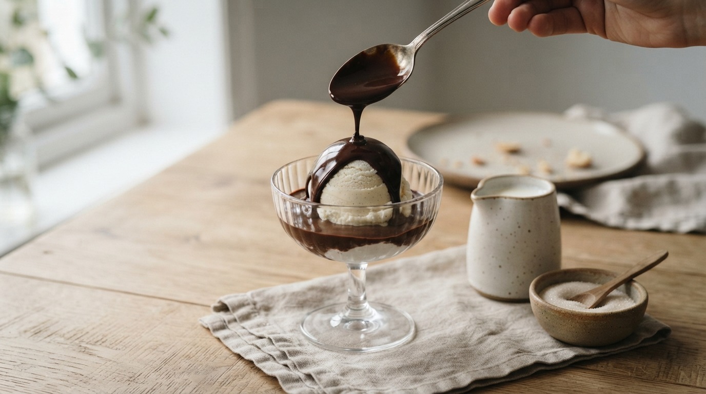 Chocoladesaus 1ste Manier