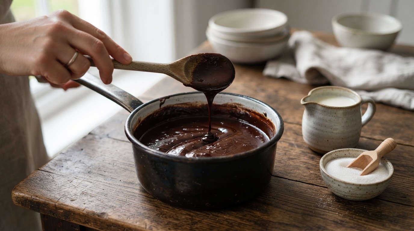 Chocoladesaus 3de Manier