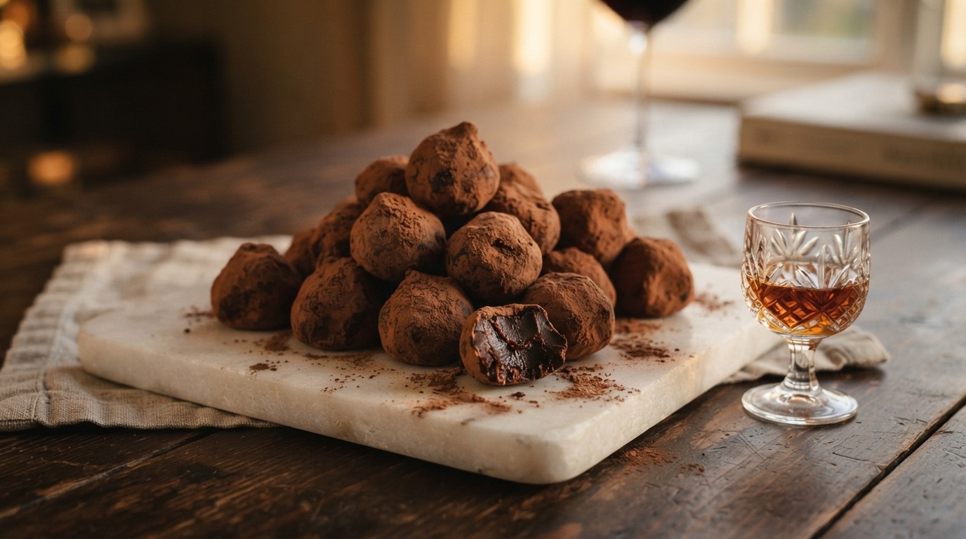 Chocoladetruffels recept Chocoladetruffels recept