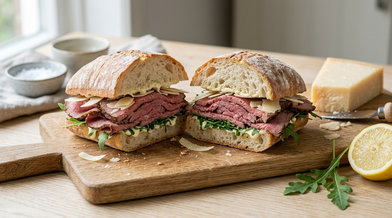 Ciabatta met Carpaccio