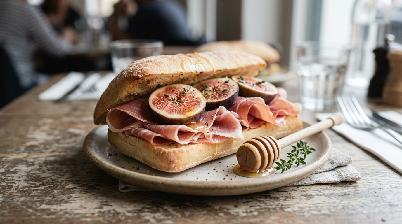 Ciabatta met Parmaham en Vijgen recept Ciabatta met Parmaham en Vijgen recept