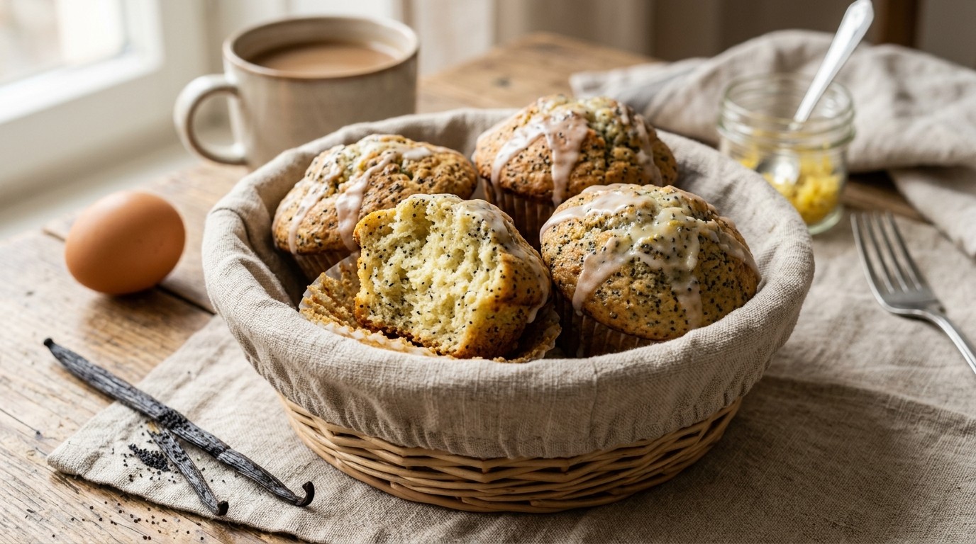 Citroen Muffins met Maanzaad recept Citroen Muffins met Maanzaad recept