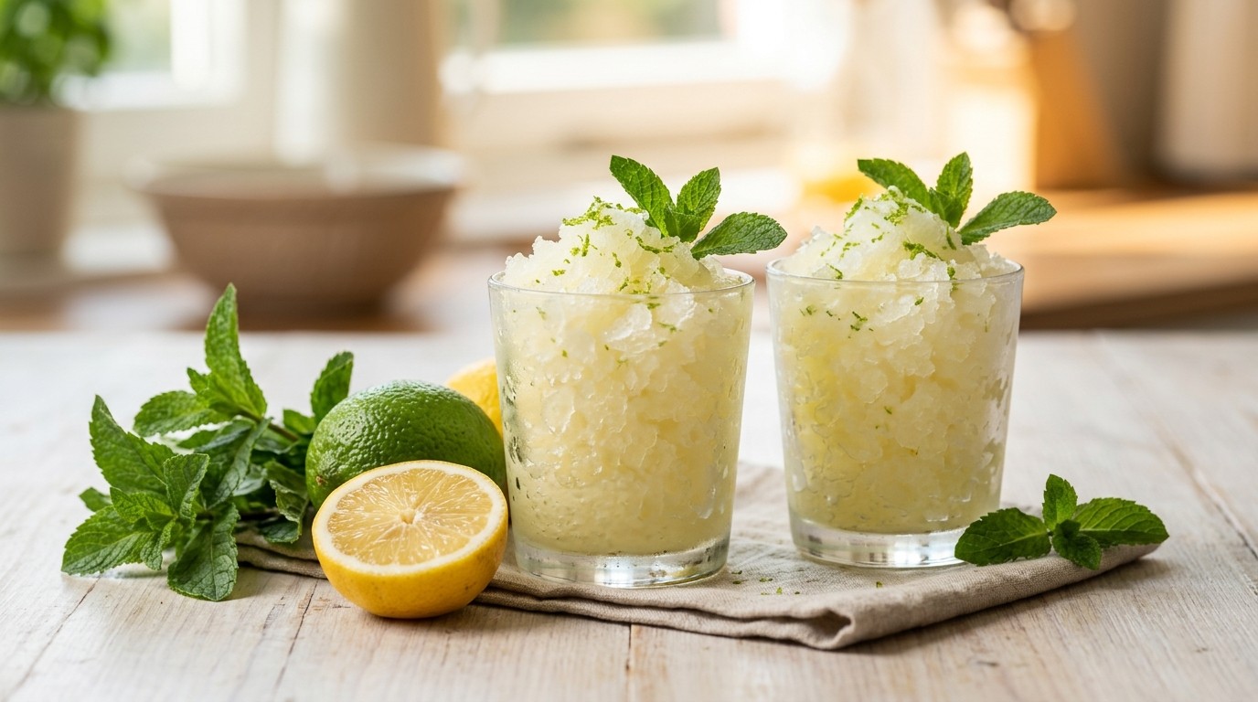 Citrusgranita met Munt recept Citrusgranita met Munt recept