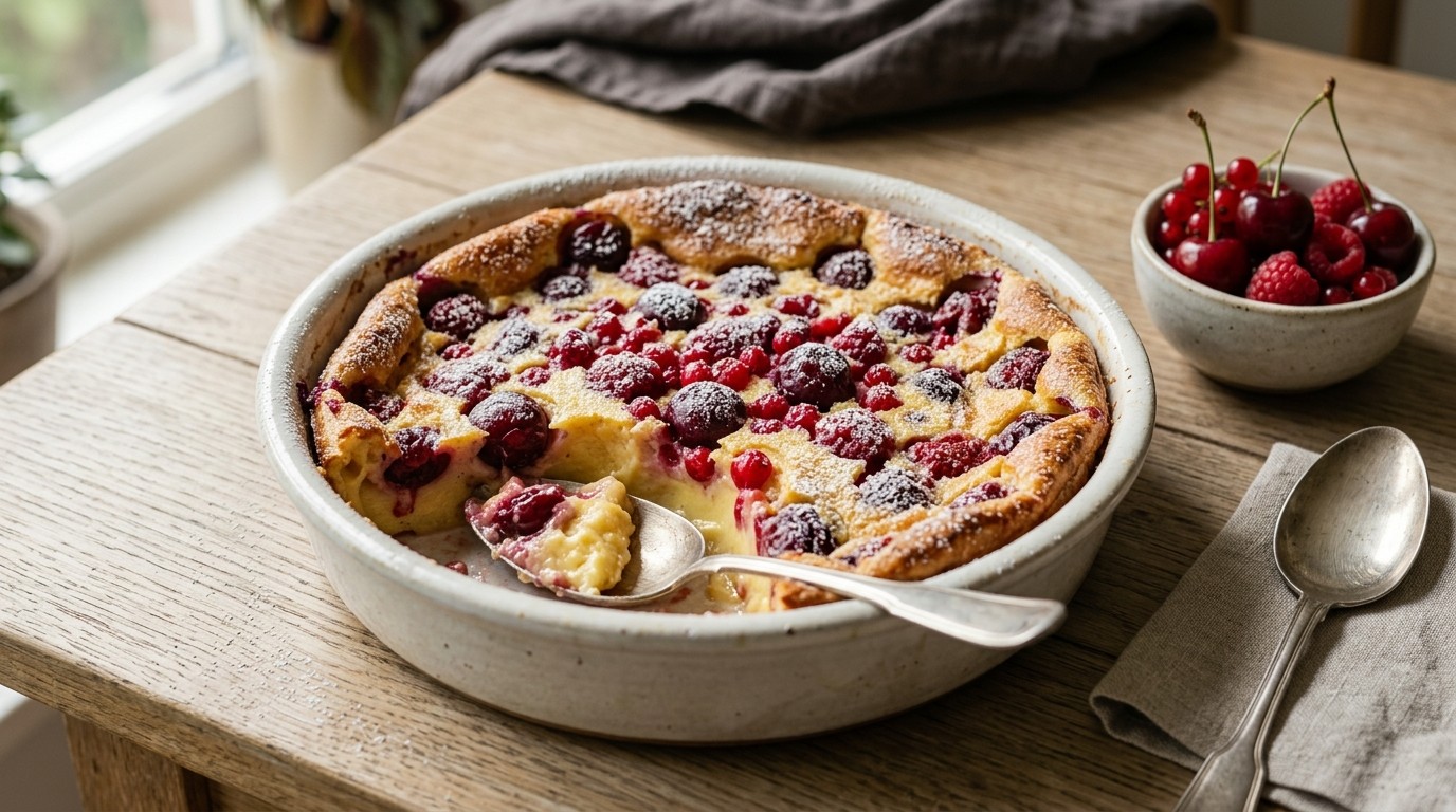 Clafoutis met Rood Fruit