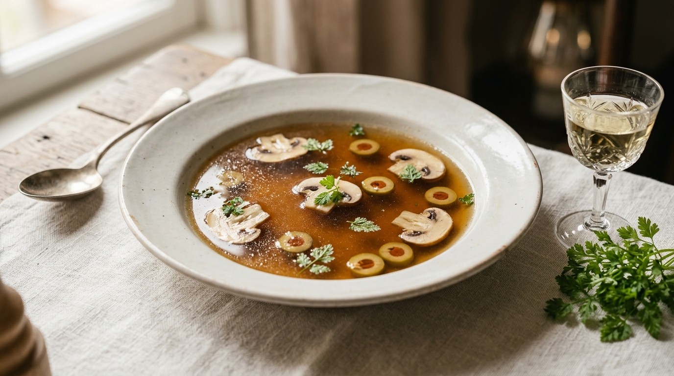 Consommé Provencal recept Consommé Provencal recept