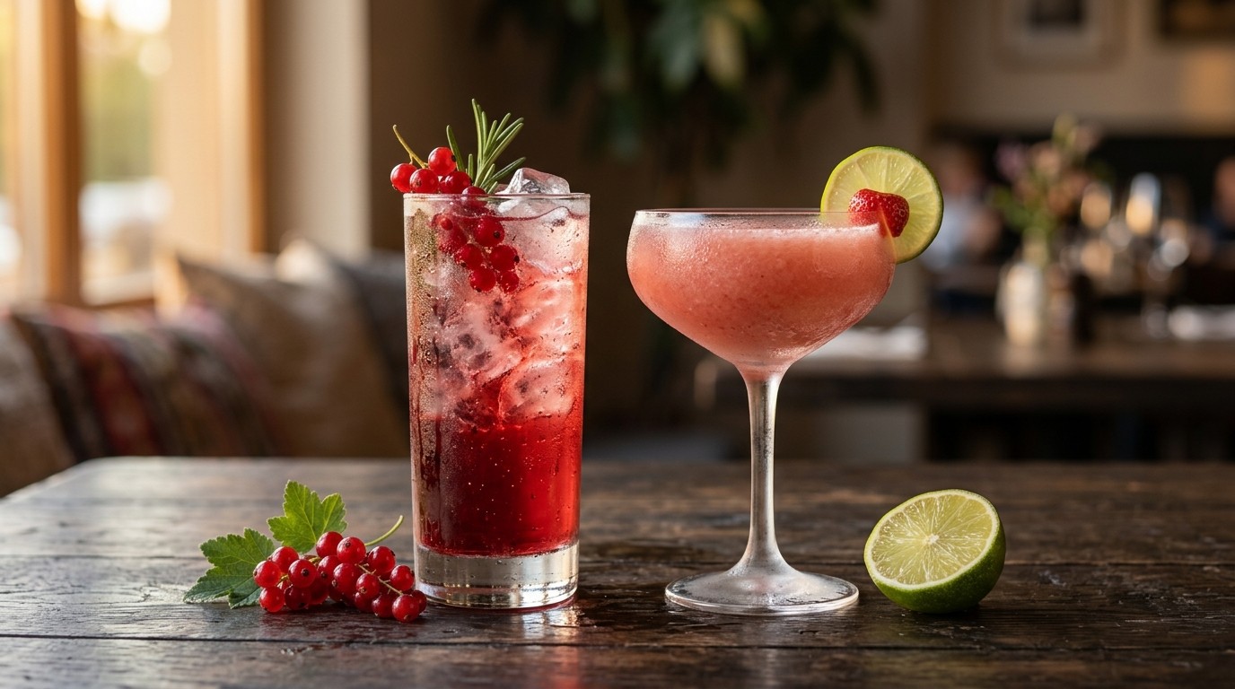 Cool Cranberry Breezer en Strawberry Daiquiri