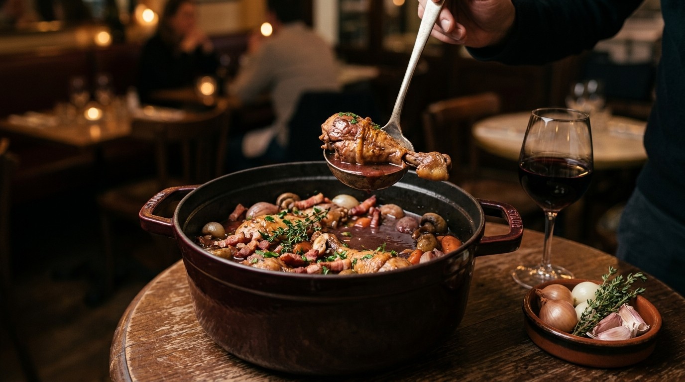 Coq au Vin recept Coq au Vin recept