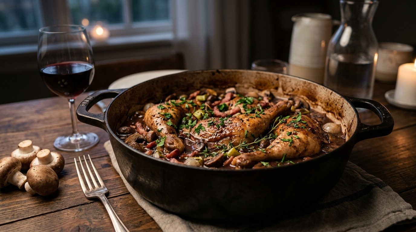Coq au vin van Harm