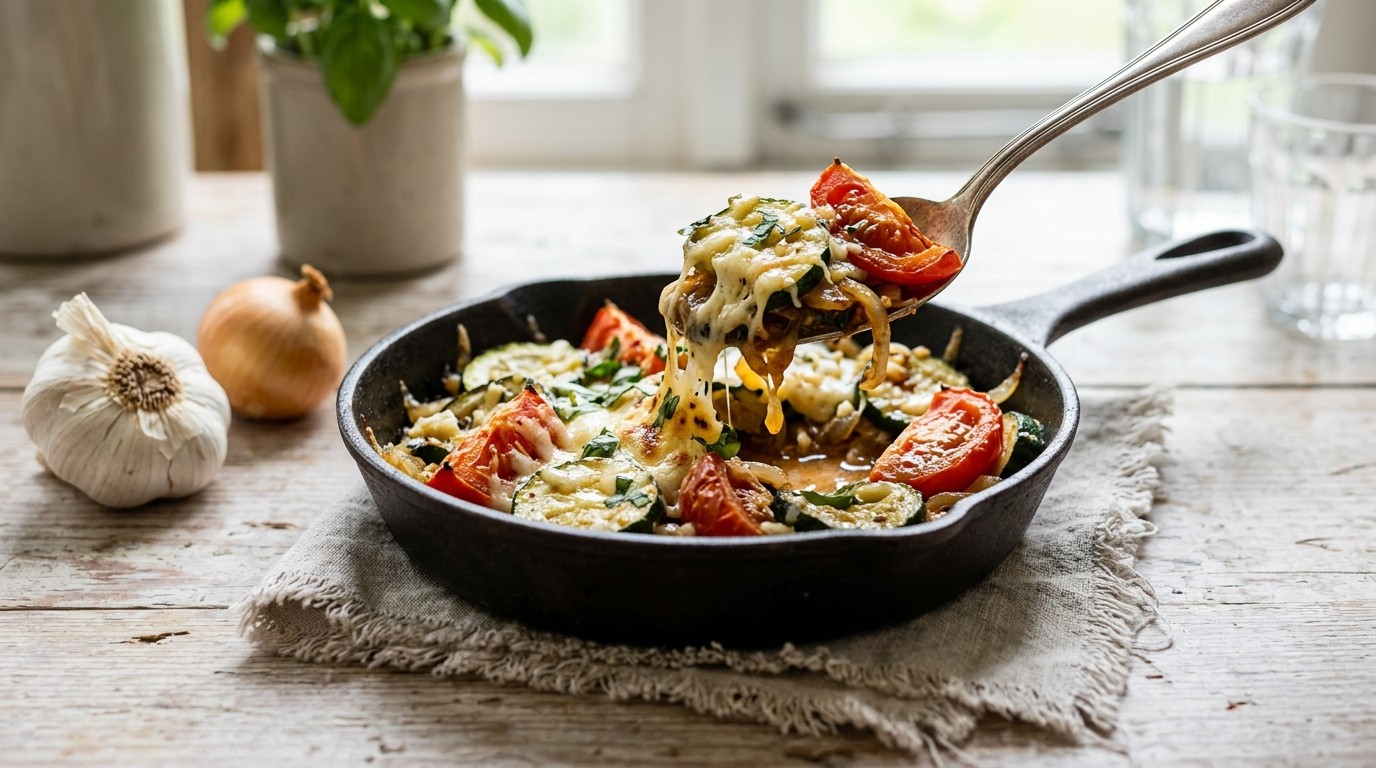 Courgette met Tomaat
