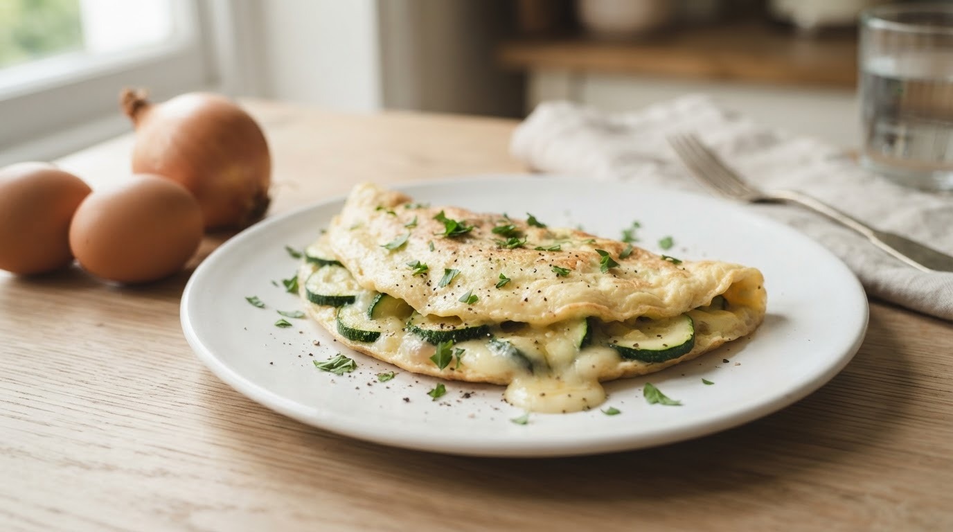Courgette Omelet
