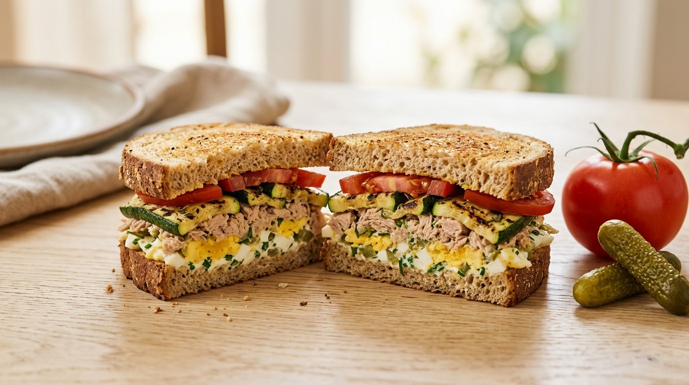 Courgettesandwich recept Courgettesandwich recept