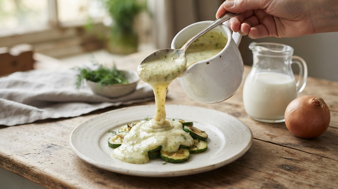 Courgettesaus